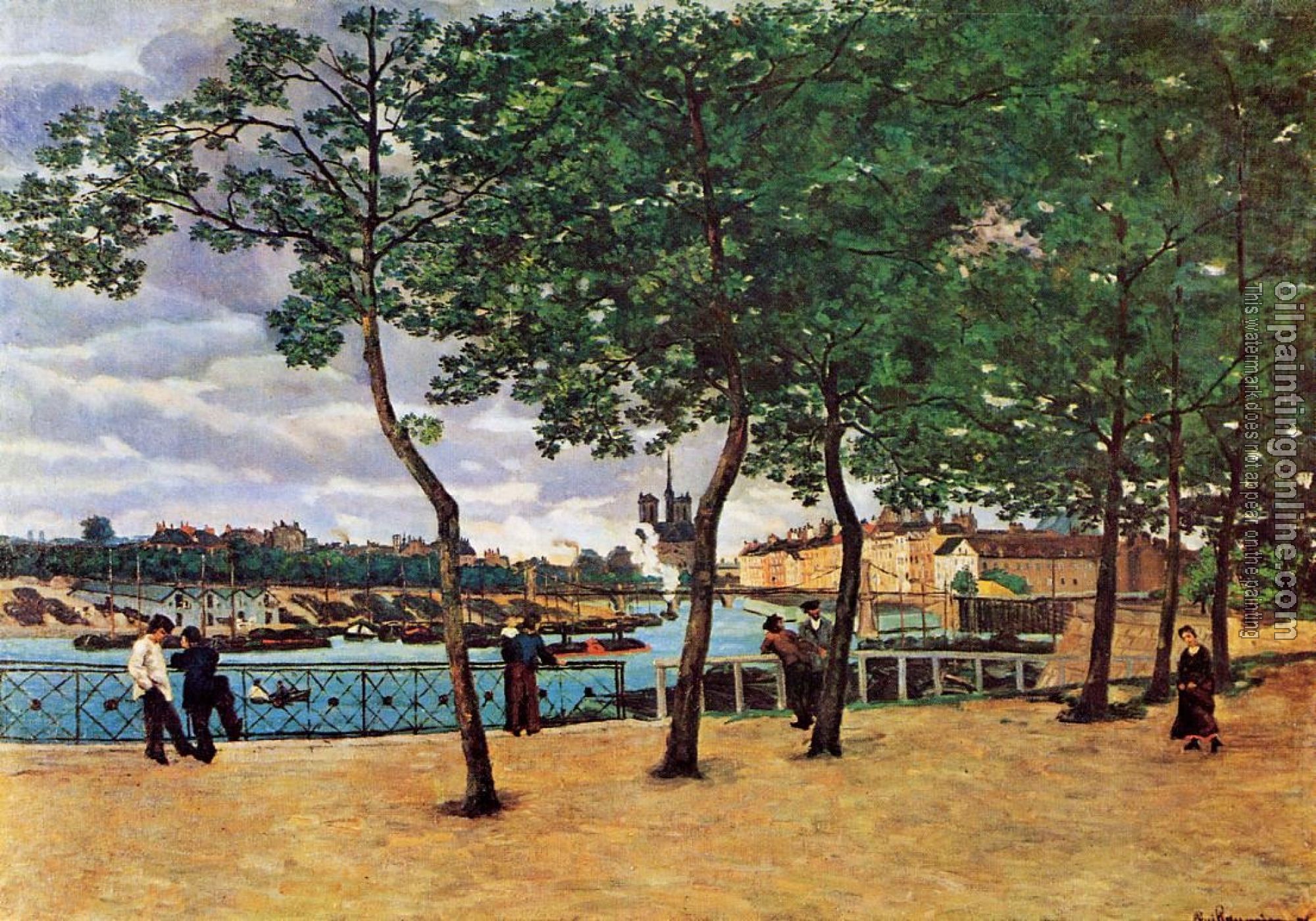 Guillaumin, Armand - The Seine at Paris